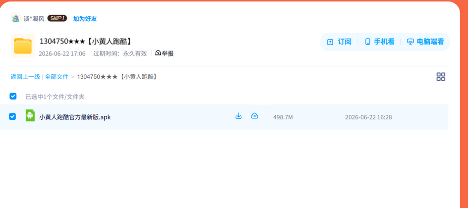 小黄人跑酷 网盘目录截图