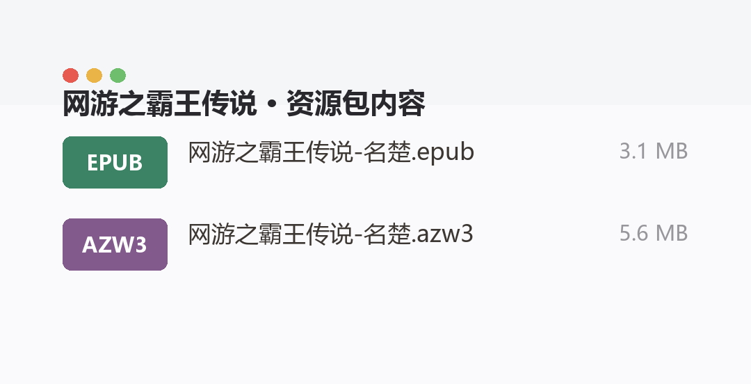 资源包内容