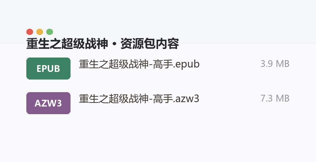 资源包内容
