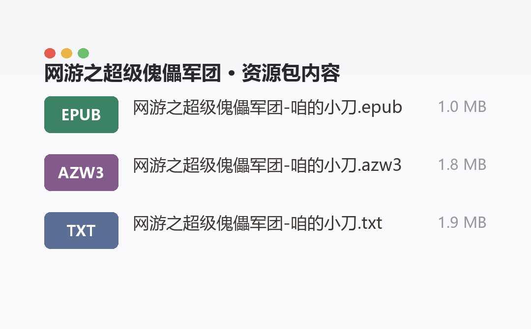 资源包内容