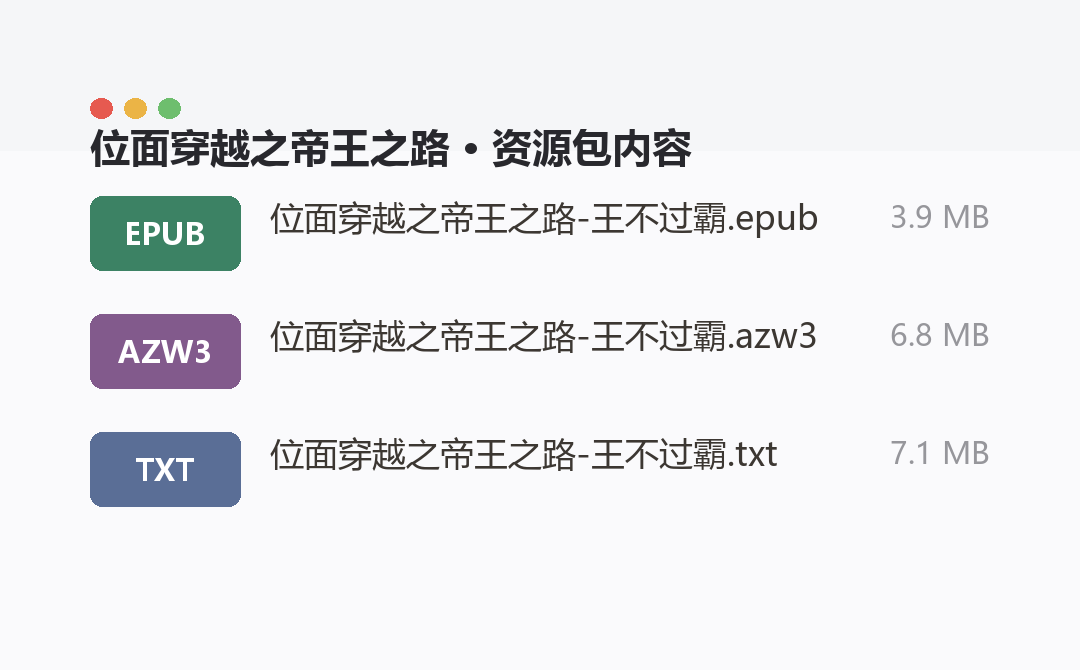 资源包内容