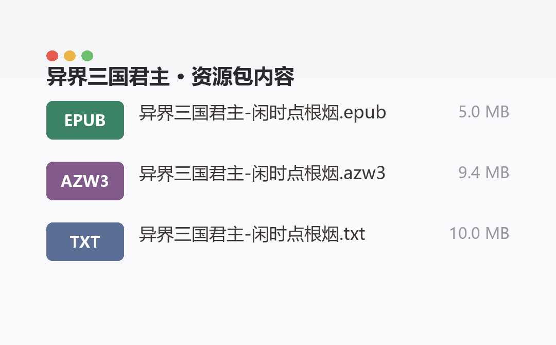 资源包内容