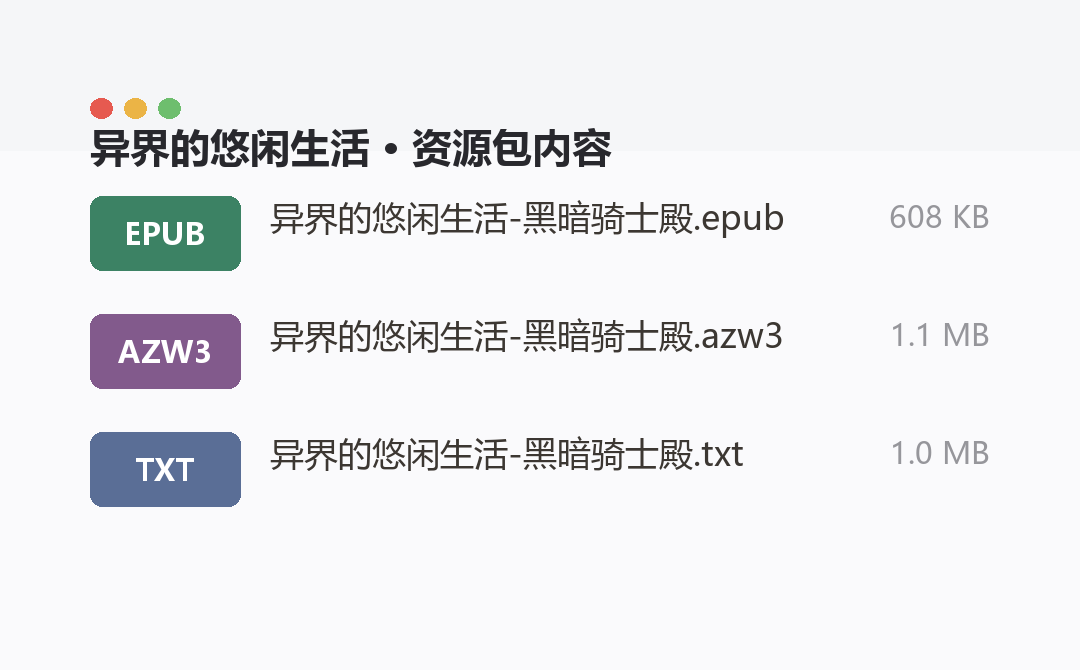 资源包内容
