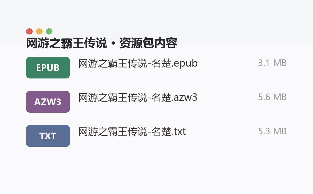 资源包内容