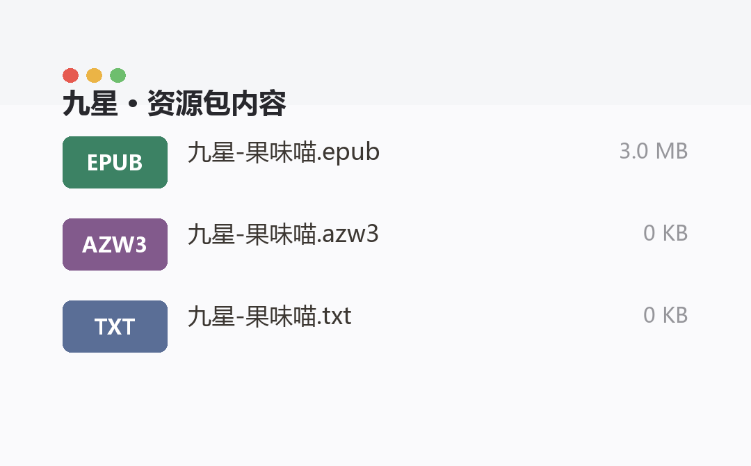 资源包内容
