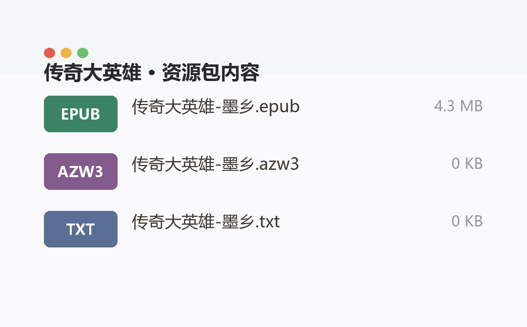 资源包内容