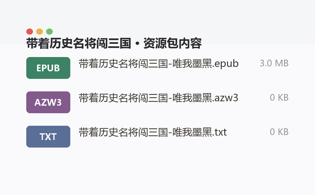 资源包内容