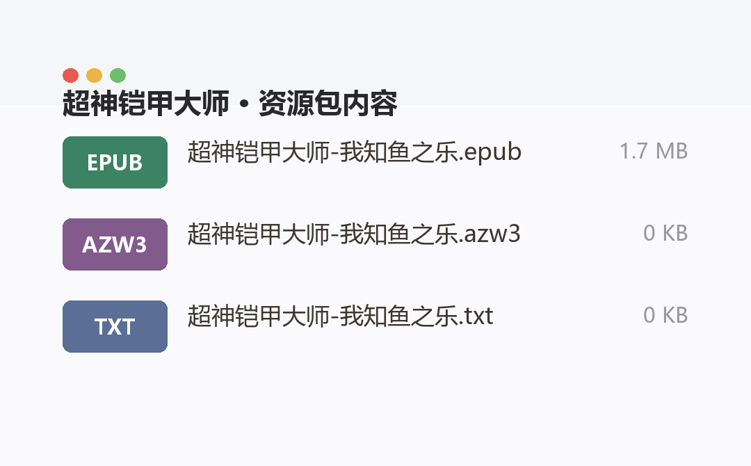 资源包内容