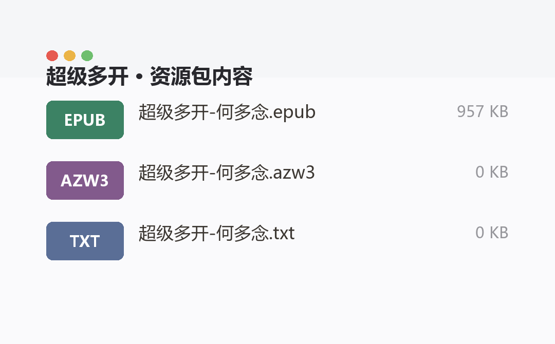 资源包内容