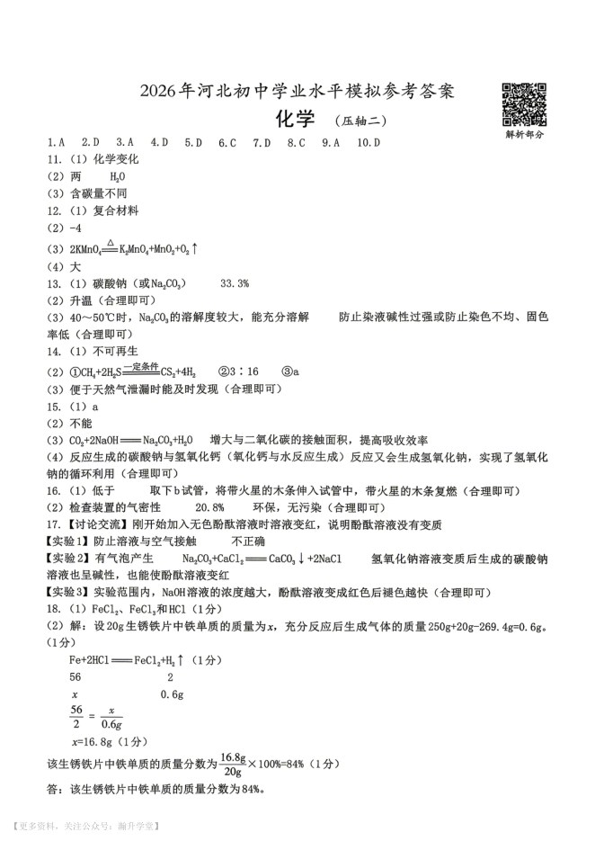 内页样张