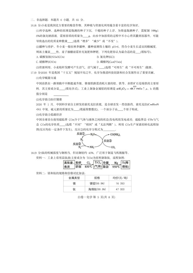 内页样张