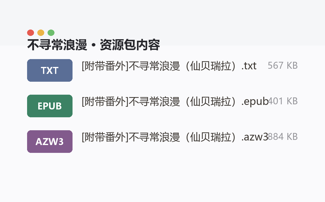资源包内容