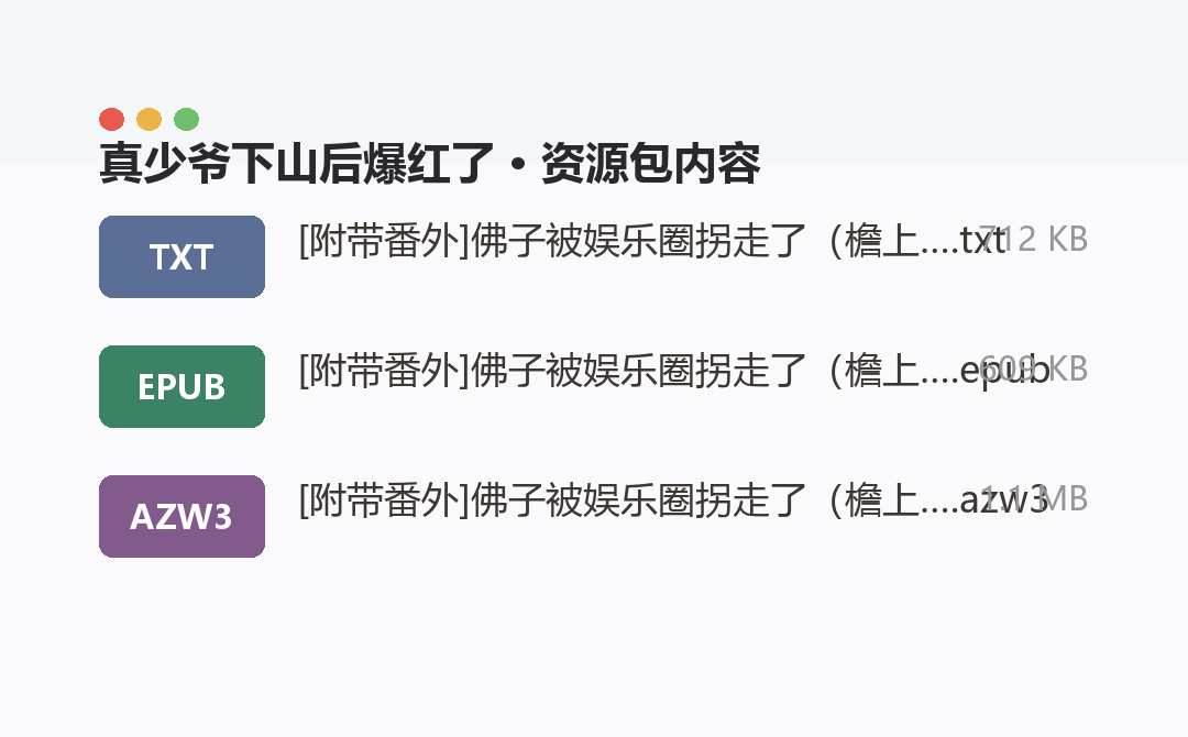 资源包内容