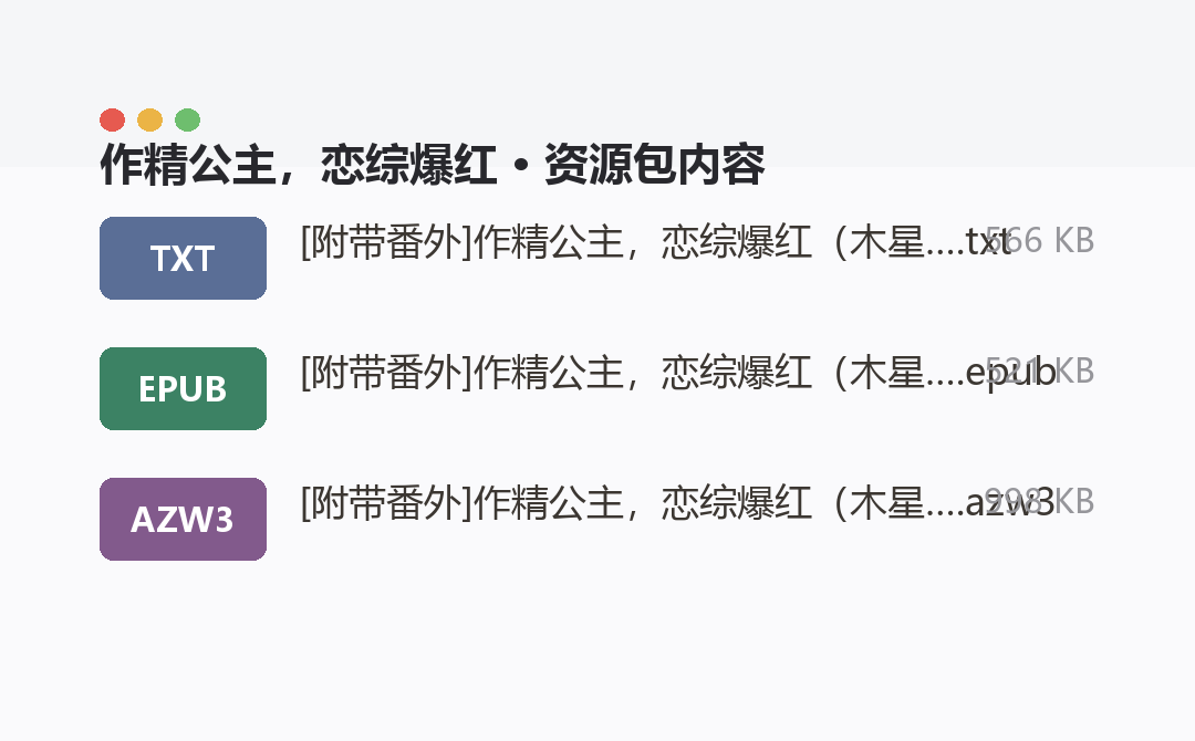 资源包内容