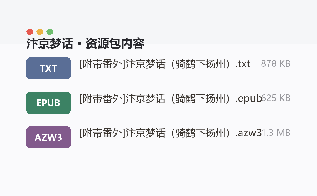 资源包内容