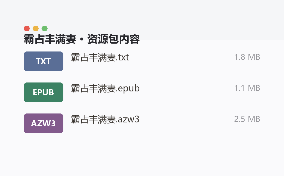 资源包内容