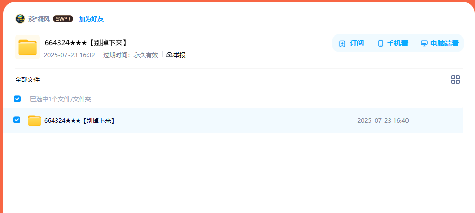 网盘目录截图