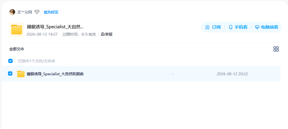 网盘目录截图