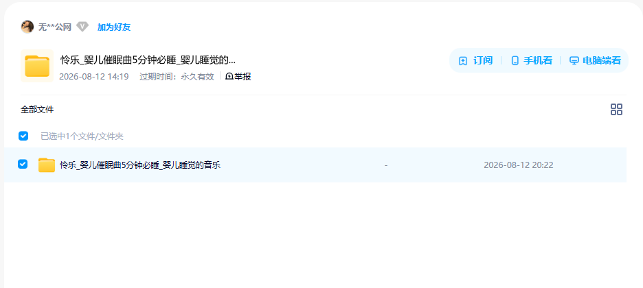 网盘目录截图