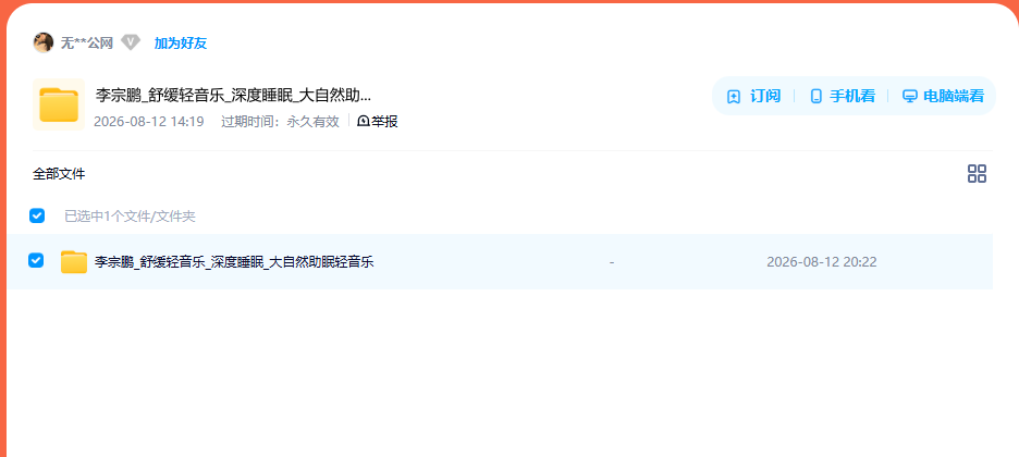 网盘目录截图