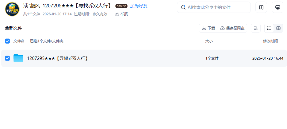 网盘目录截图
