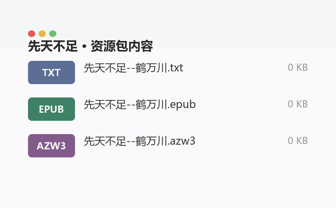 资源包内容