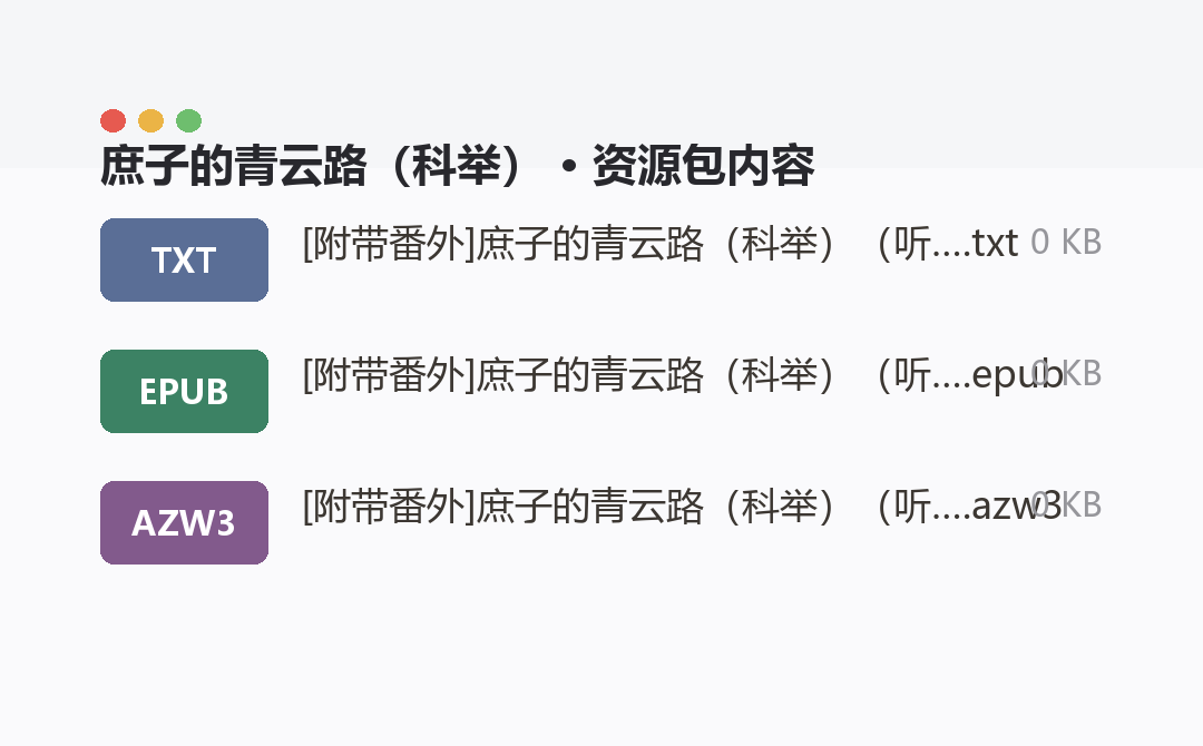 资源包内容