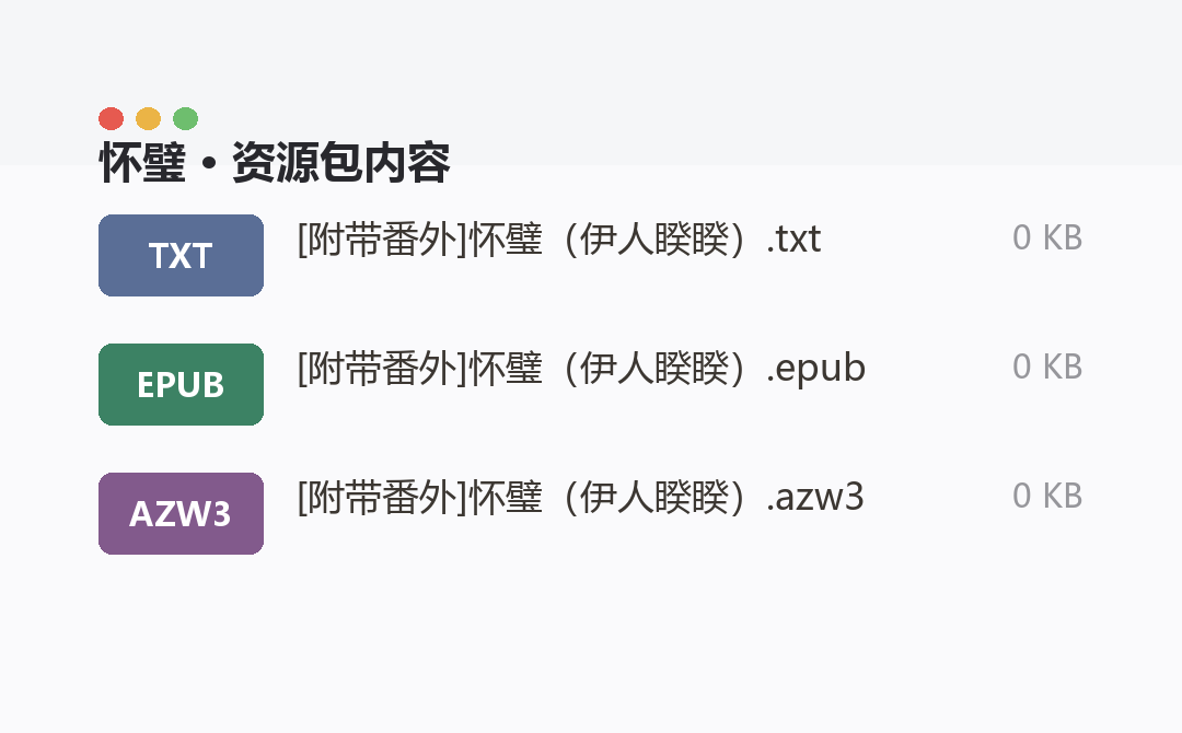 资源包内容
