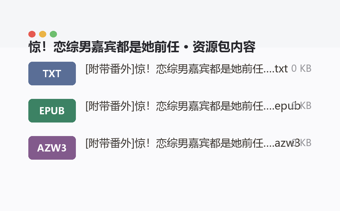 资源包内容