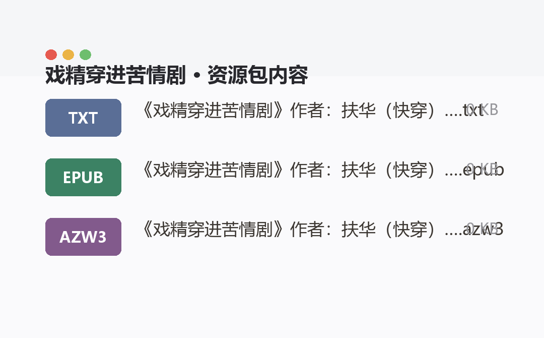 资源包内容