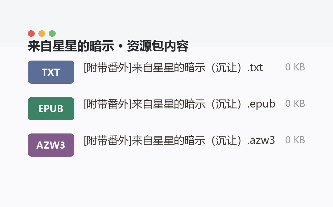 资源包内容