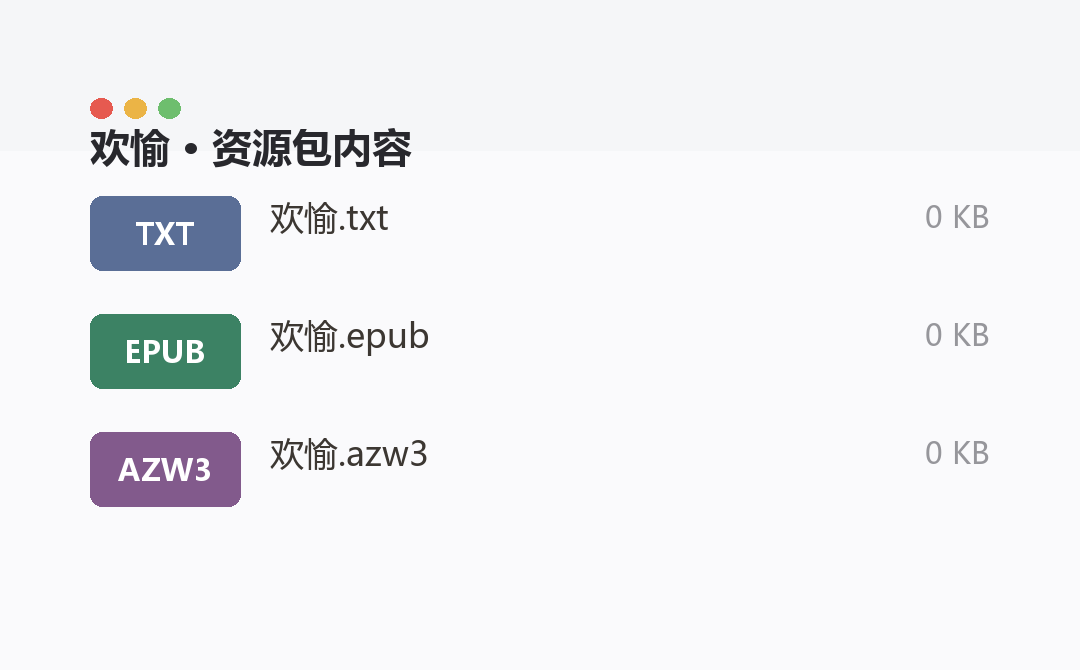 资源包内容