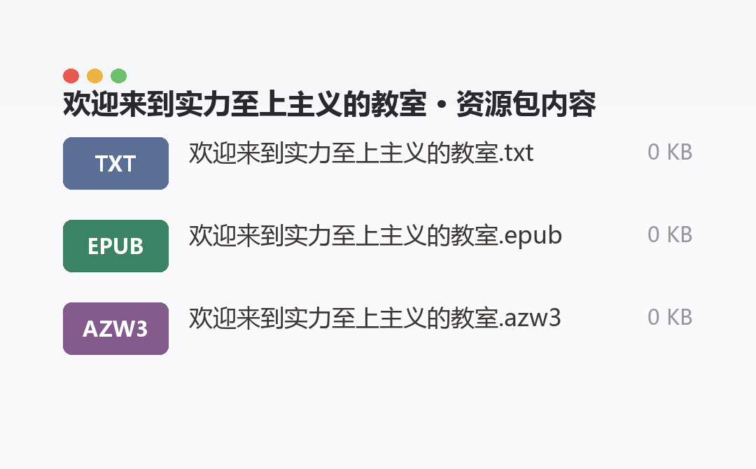 资源包内容