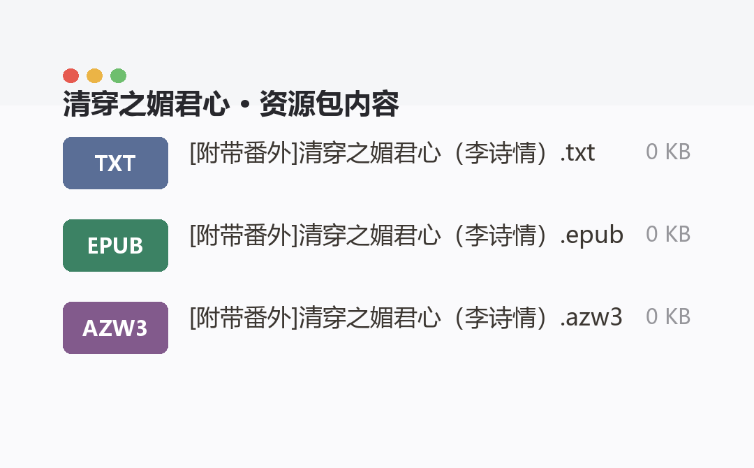 资源包内容
