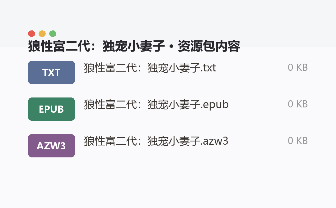 资源包内容