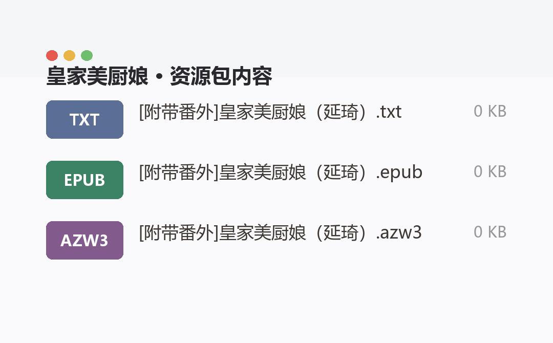 资源包内容