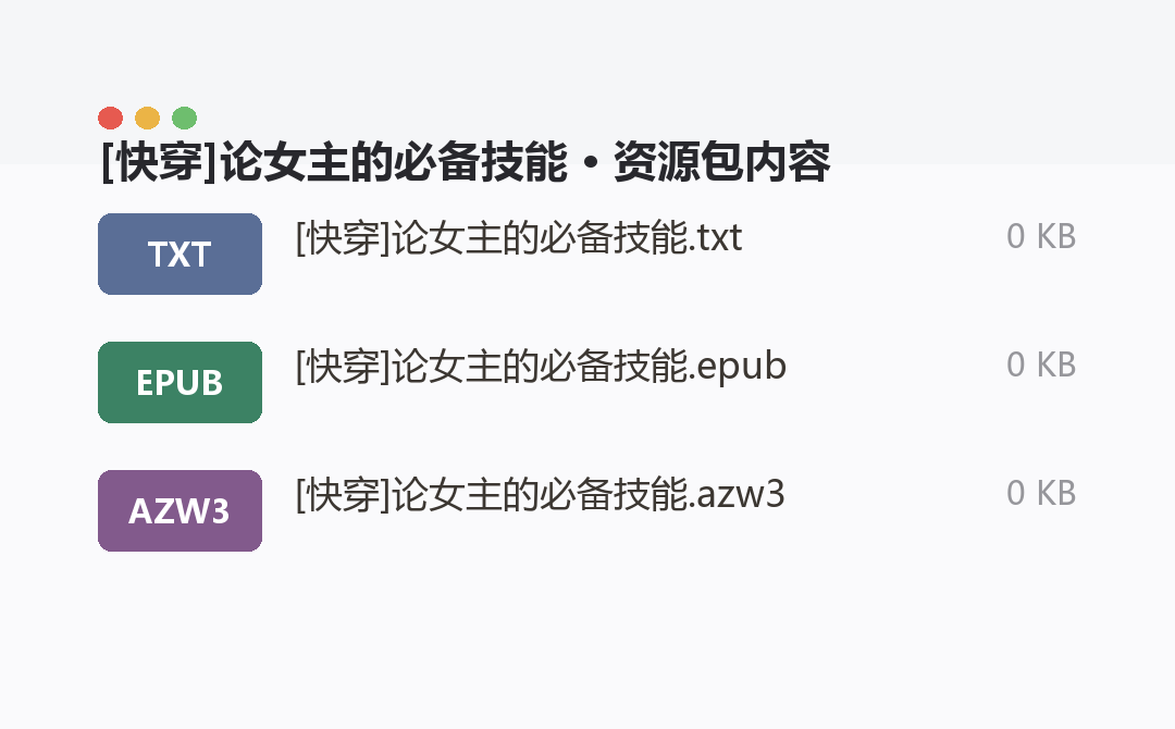 资源包内容