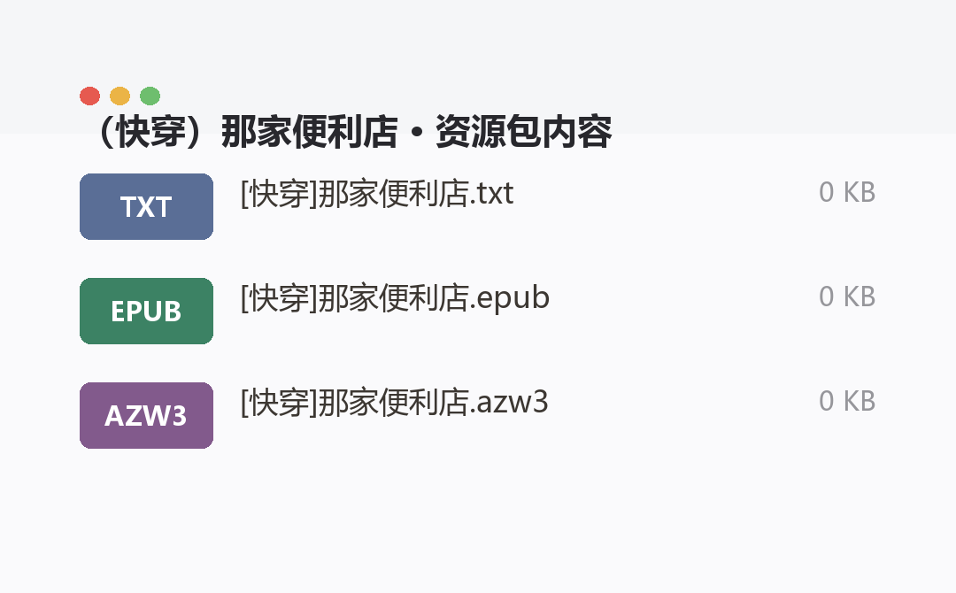 资源包内容