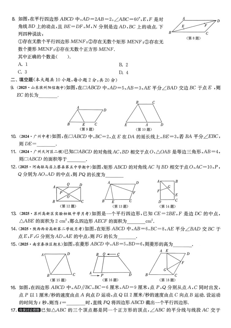 内页样张