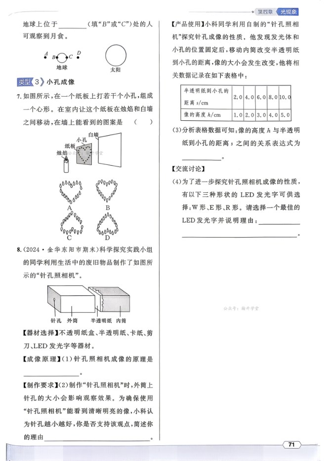 内页样张