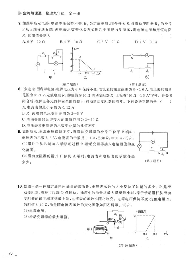 内页样张